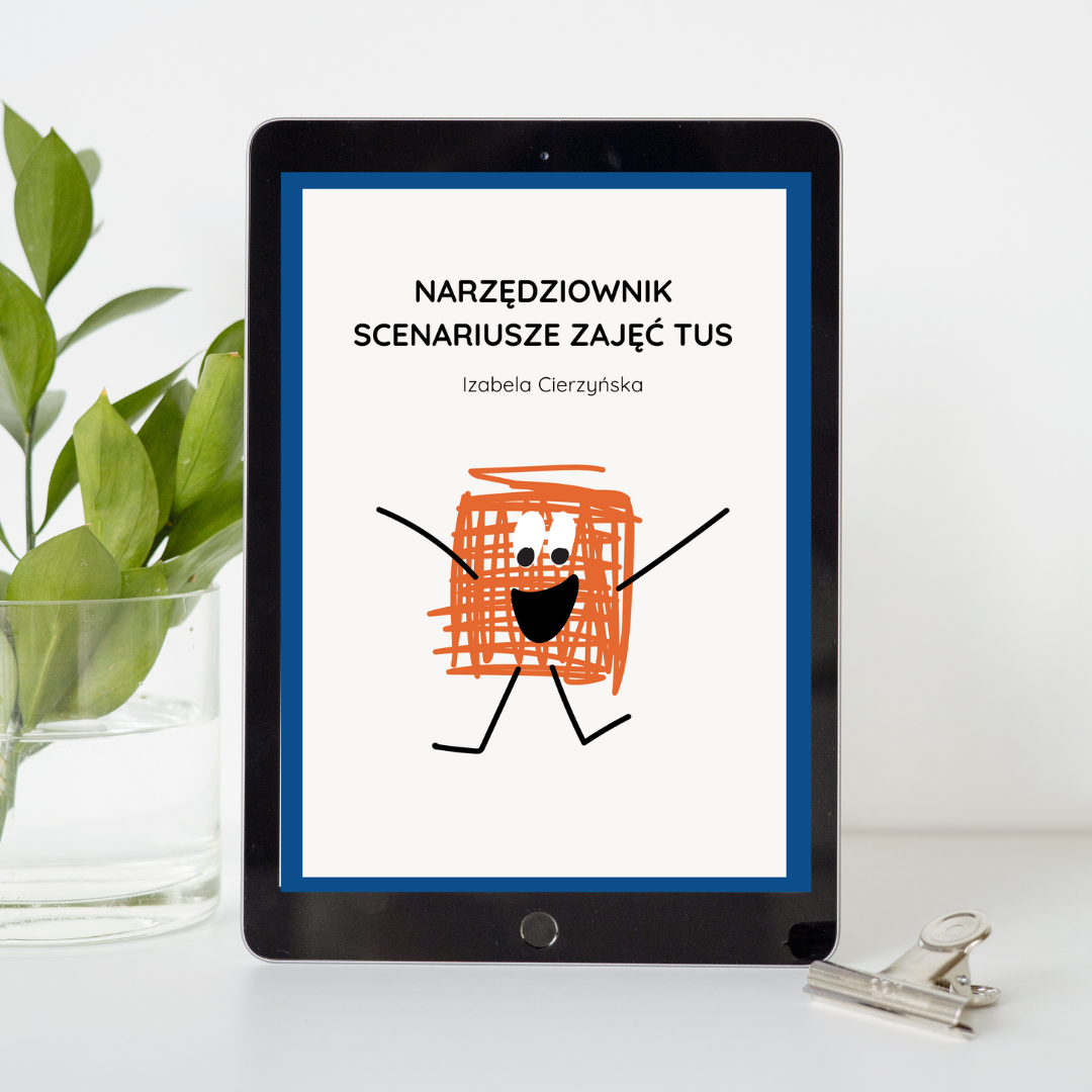 Narzędziownik Trenera TUS: kompletny zestaw autorskich materiałów, pomocy dydaktycznych i kart pracy stanowiących pełne wsparcie w prowadzeniu zajęć Treningu Umiejętności Społecznych.